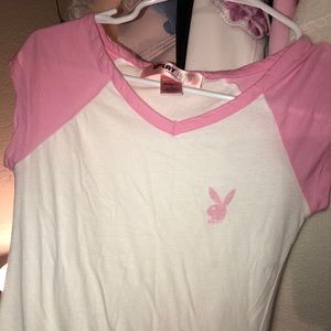 Cute playboy bunny tee